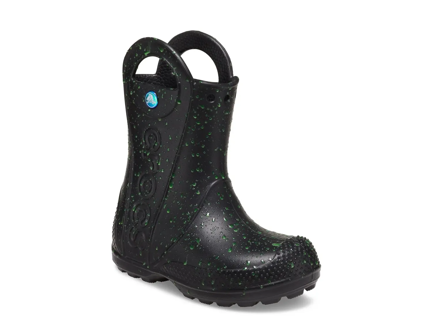 

Ботинки Crocs Handle It Glow Rainbow — детские, черные
