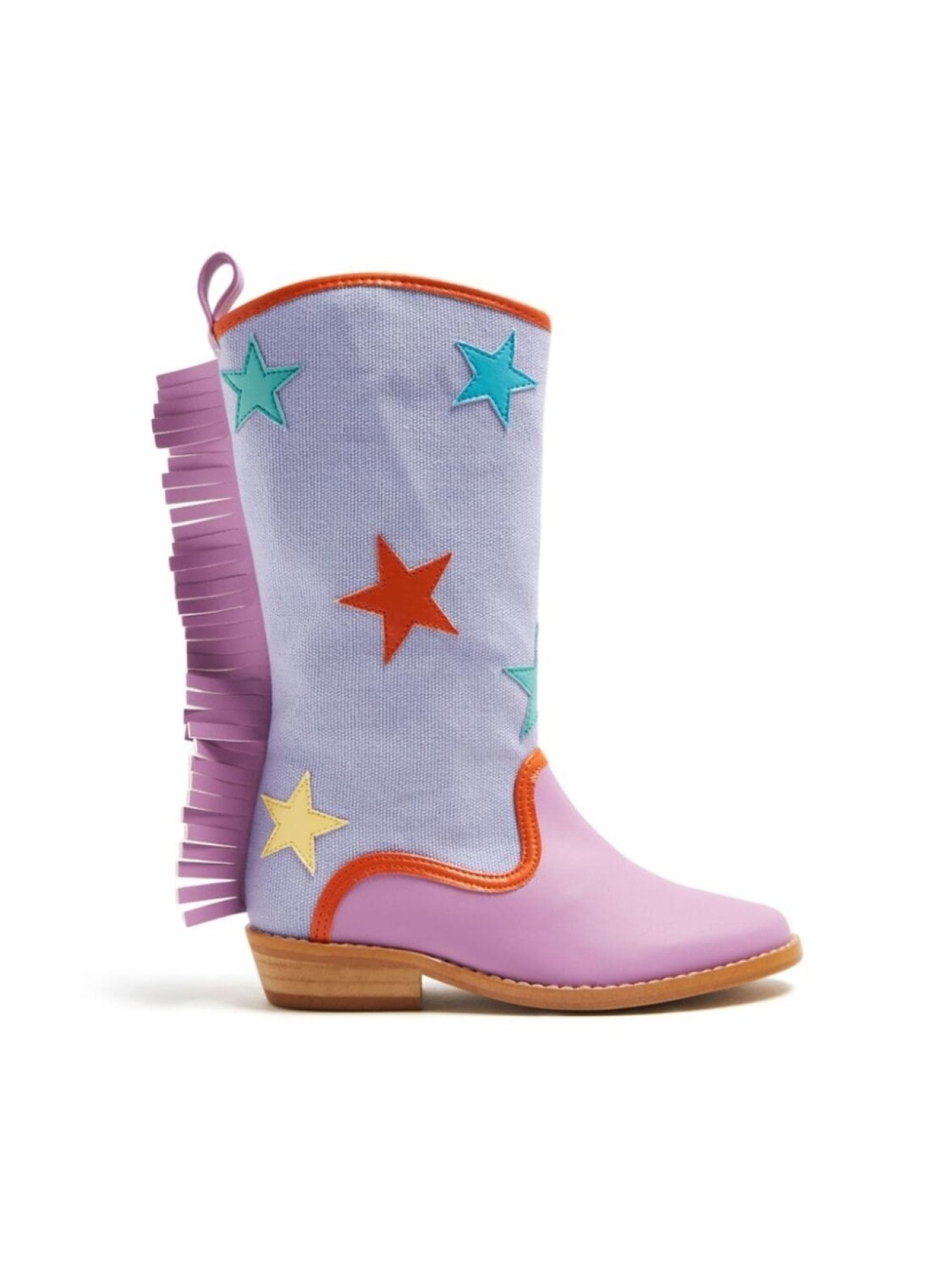 

Stella McCartney Kids сапоги с нашивкой, фиолетовый