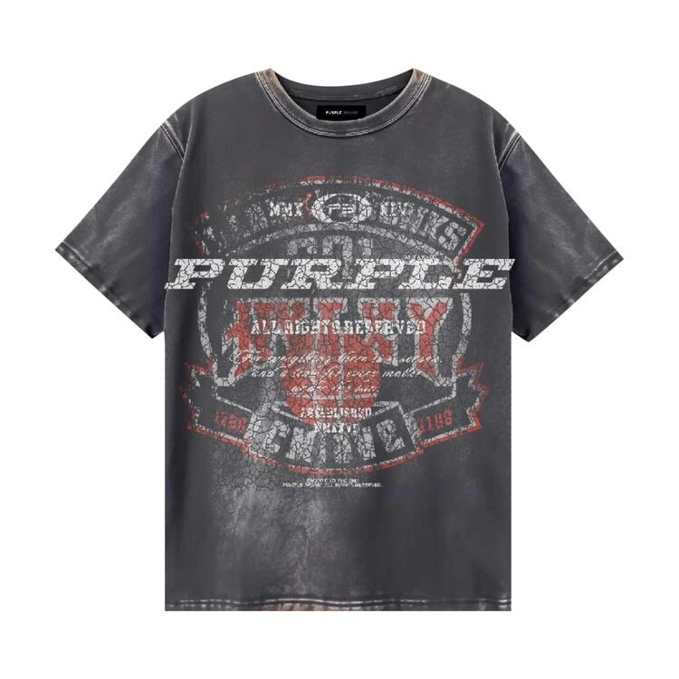 

Футболка PURPLE BRAND Textured Inside Out T-Shirt Black, черный