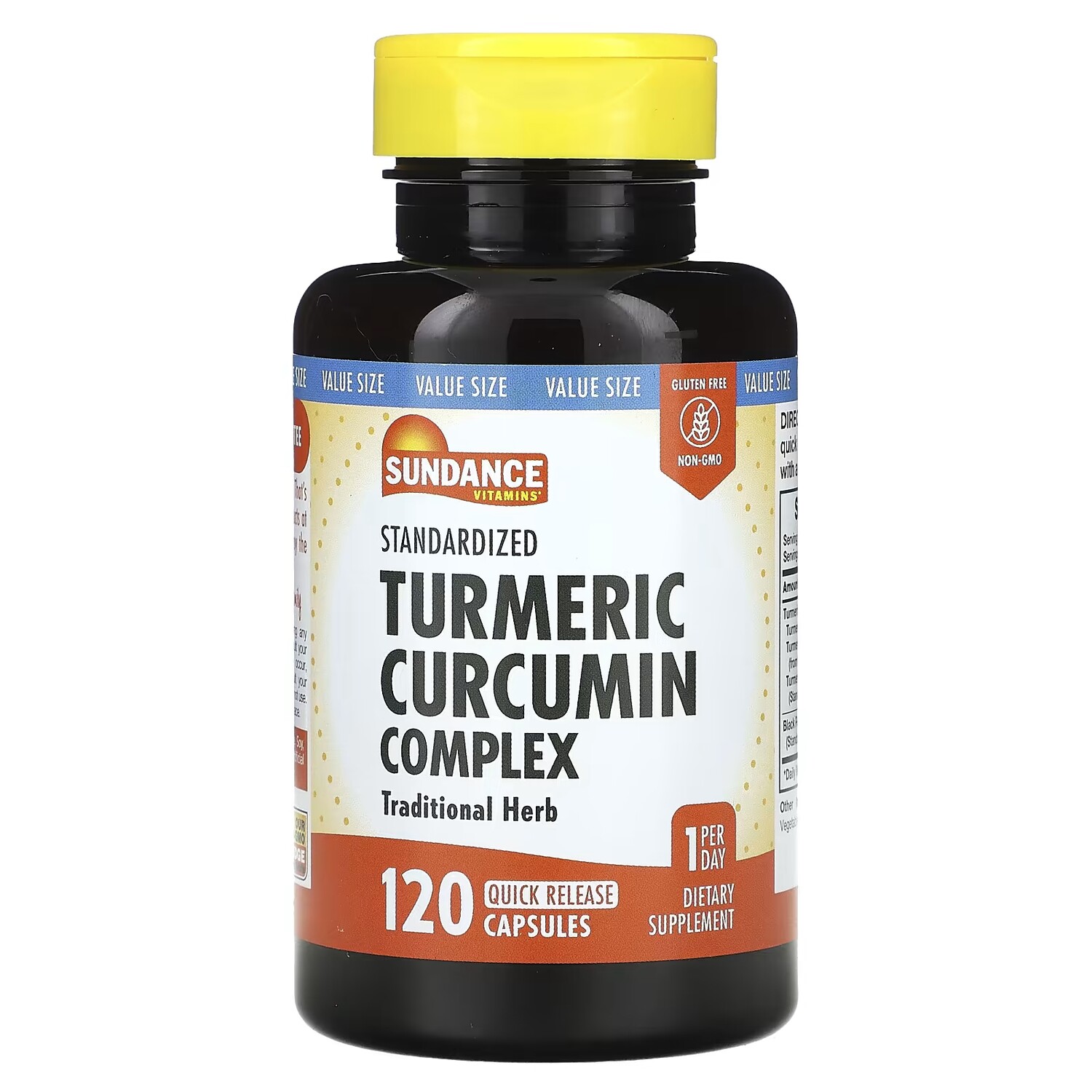 

Комплекс куркумы и куркумина Sundance Vitamins витамины, 120 капсул