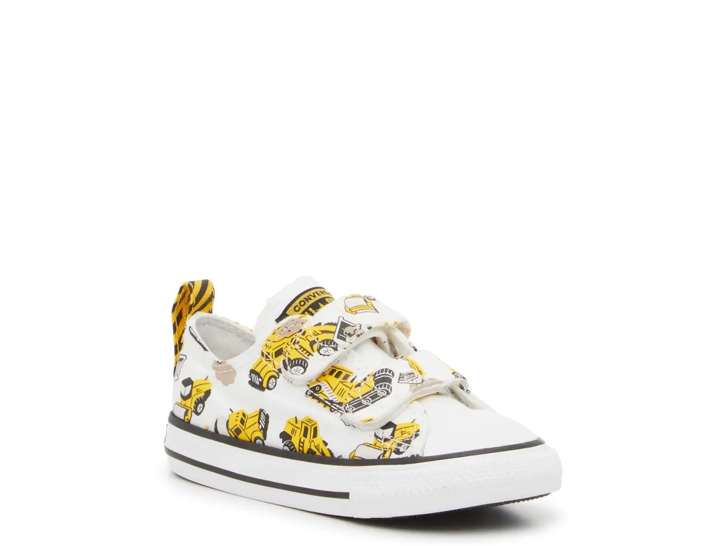

Кроссовки Converse Chuck Taylor All Star Construction — детские, белые/желтые