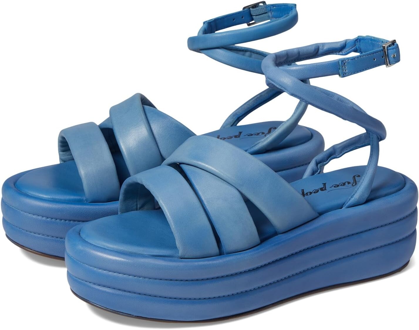 

Босоножки Harper Flatform Free People, цвет Carnival Cobalt