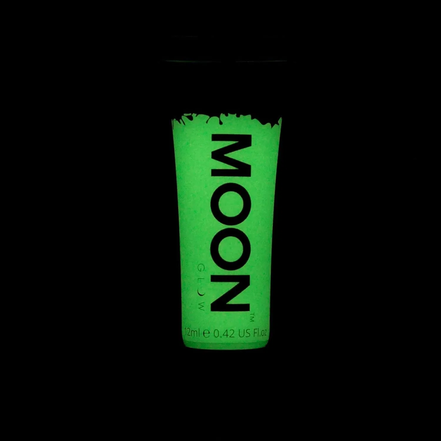 Светящаяся в темноте краска для лица и тела Moon Glow, зеленая, 12 мл Moon Glow, Green — фото 2