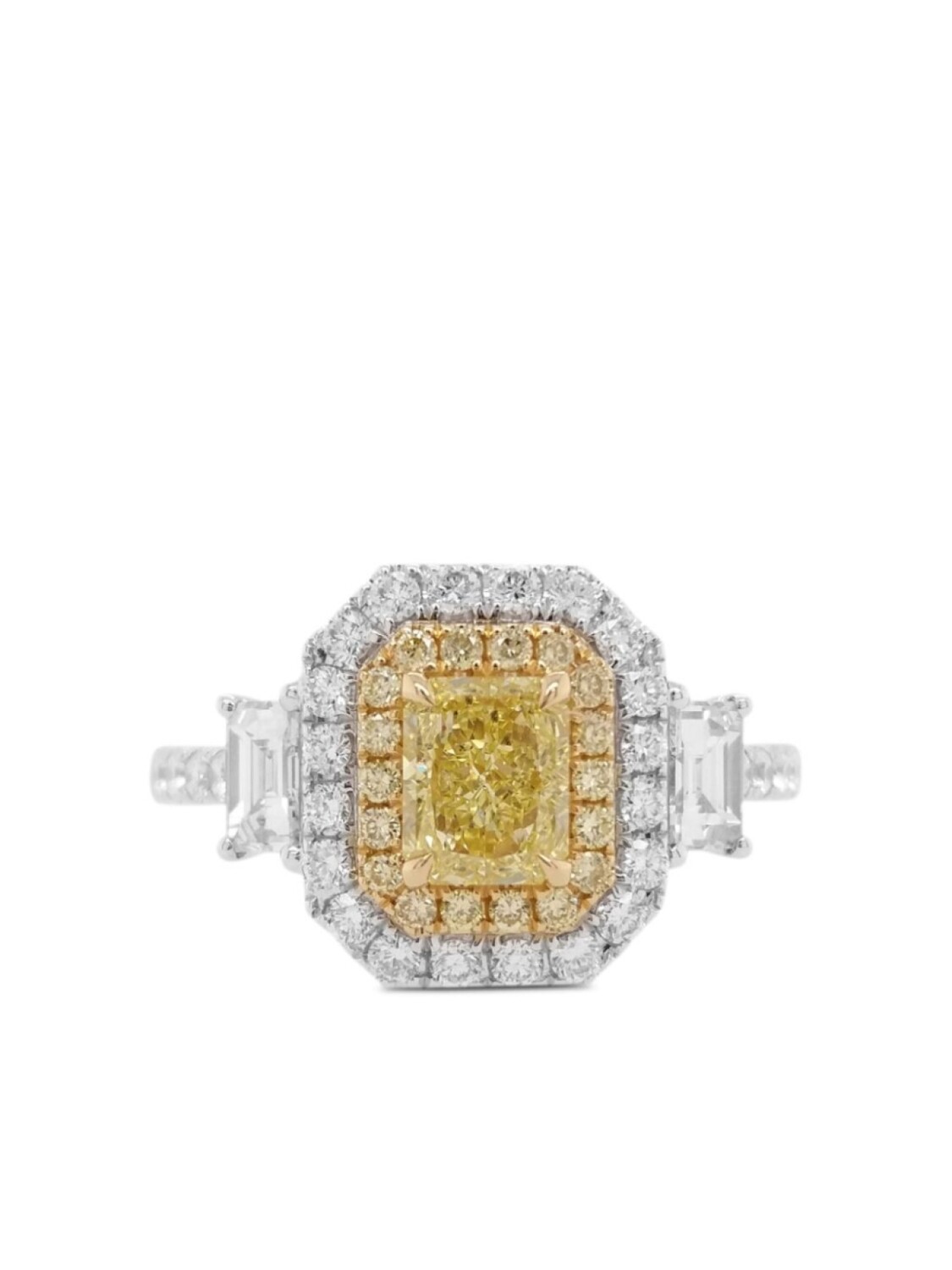 

Кольцо с бриллиантом из белого золота 18 карат HYT Jewelry, серебряный