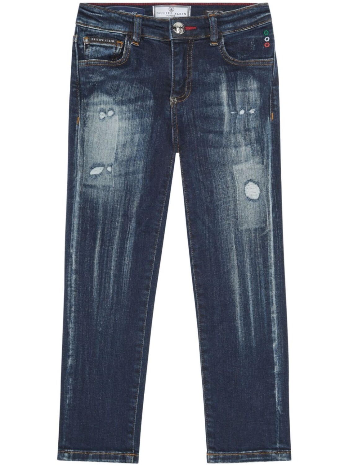 

Джинсы Skull & Bones Philipp Plein Junior, синий