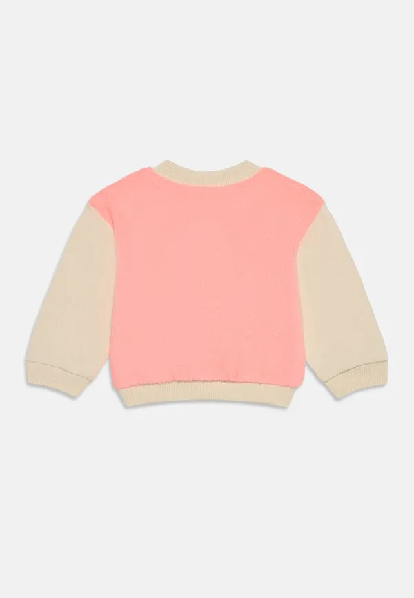 Детская толстовка на молнии Billieblush, Off White/Pink — фото 2
