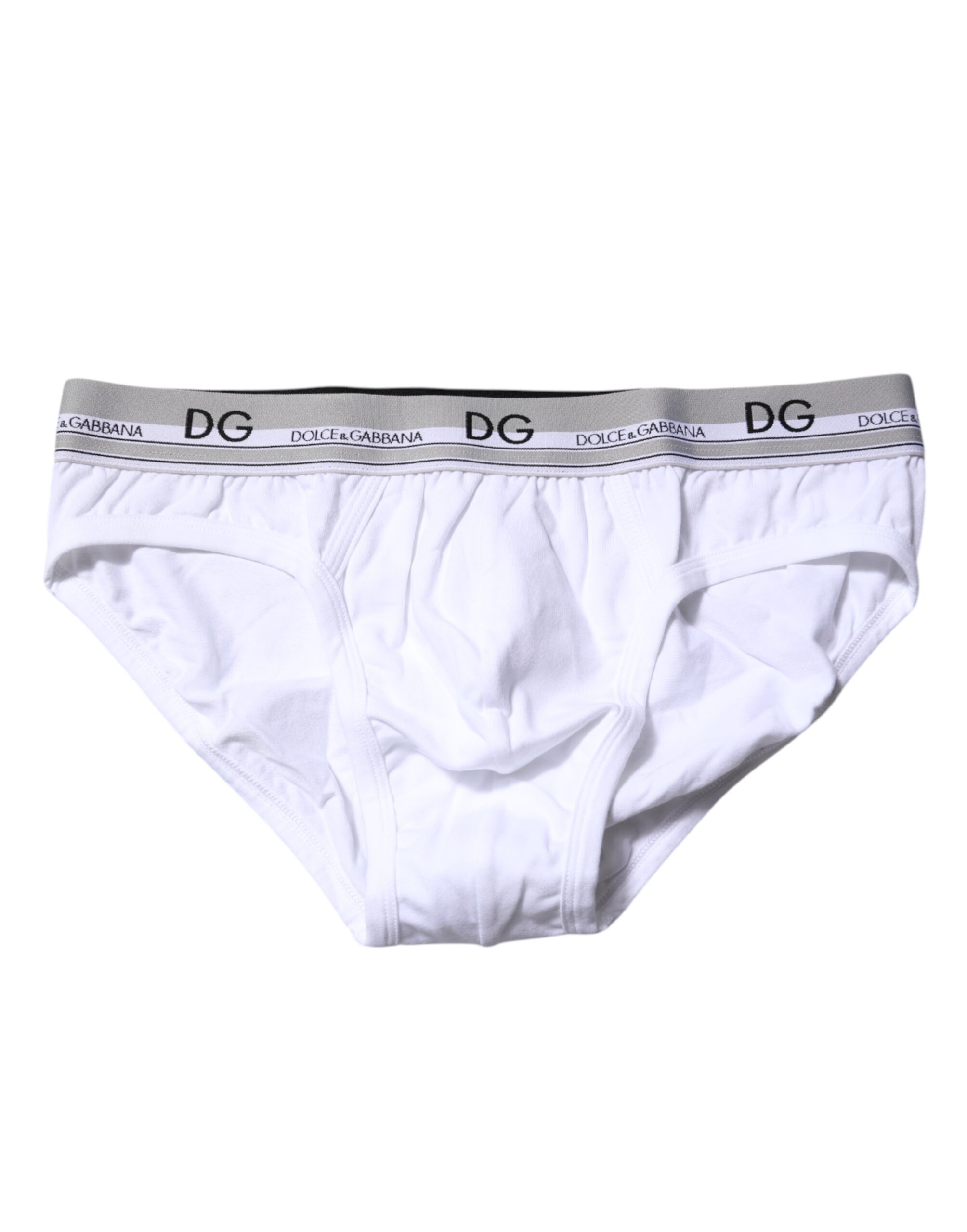 

Брифы White Cotton Stretch Regular Brief Underwear Dolce & Gabbana, белый