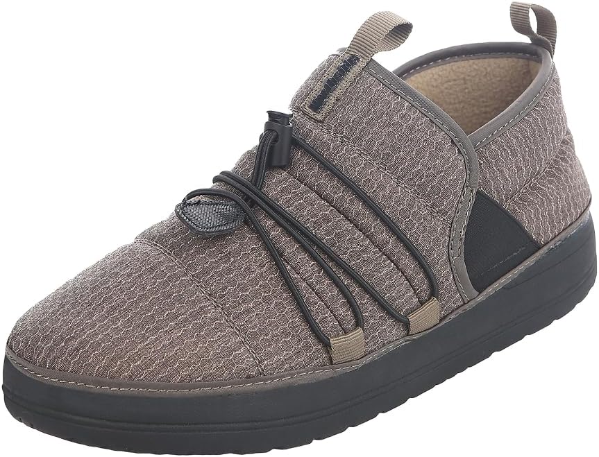 

Мужские тапочки Northside Rainier Mid Camp - стеганые домашние и уличные тапочки с подошвой из пены EVA, мягкой подкладкой и высоко сцепляющей подошвой, водоотталкивающая уютная обувь