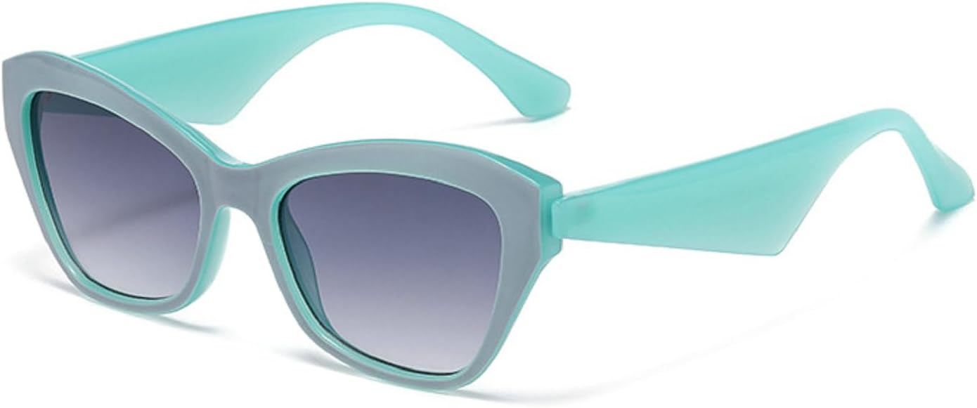 

Винтажные солнцезащитные очки в стиле панк для женщин, модель 2026, роскошные модные очки «кошачий глаз», сексуальные очки для путешествий на открытом воздухе mincl, Green