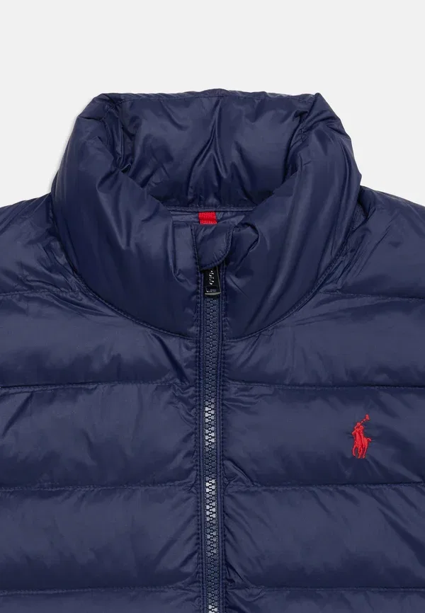 Жилет стеганый тканый Polo Ralph Lauren, цвет ньюпорт-нави — фото 4