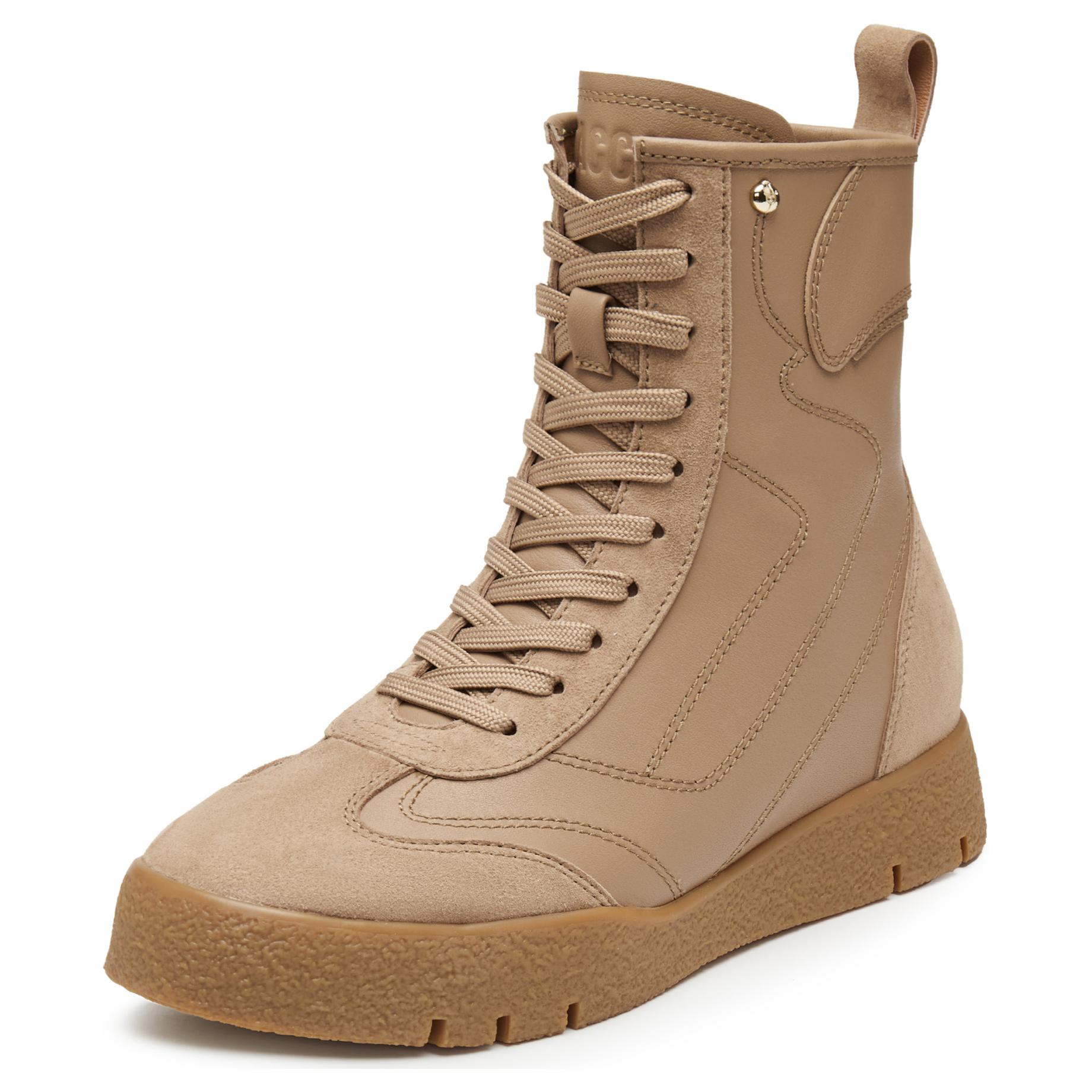 Staccato Кожаные ботинки Cookie Boots на шнуровке женские винтажные темно-абрикосовые, цвет Vintage Dark Apricot — фото 2