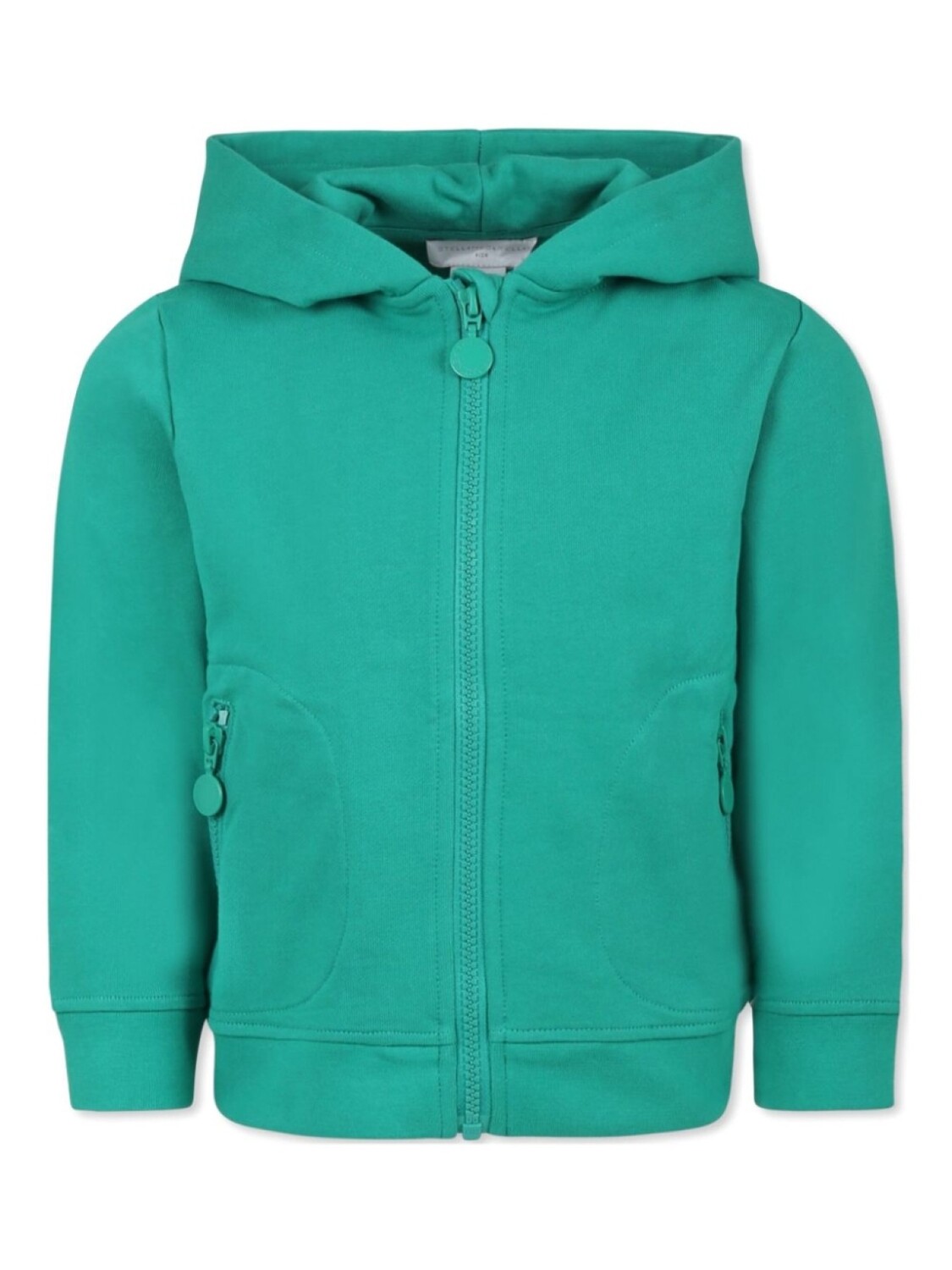 

Толстовка с капюшоном и выдвижными глазами Stella McCartney Kids, зеленый
