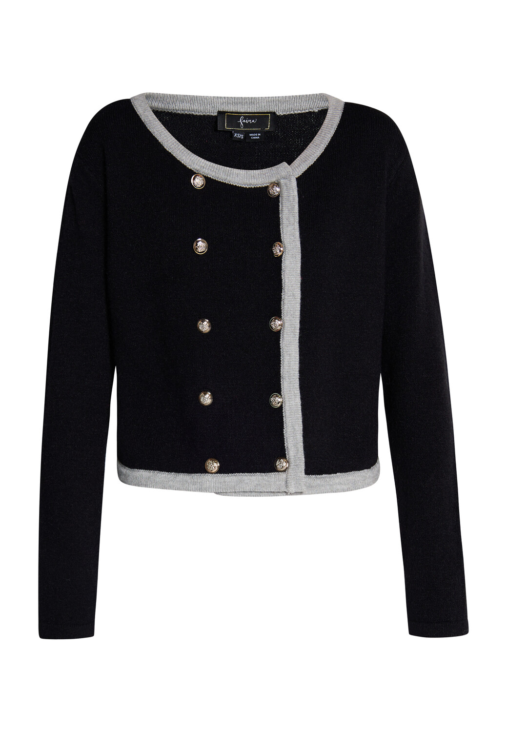 

Толстовка faina Strickjacke, черный