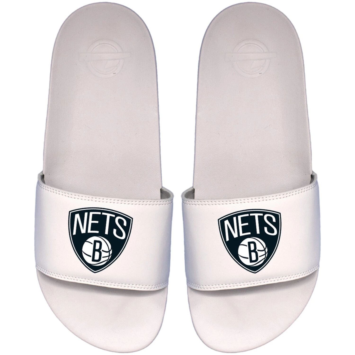 

Белые шлепанцы Youth ISlide Brooklyn Nets Primary Motto Unbranded