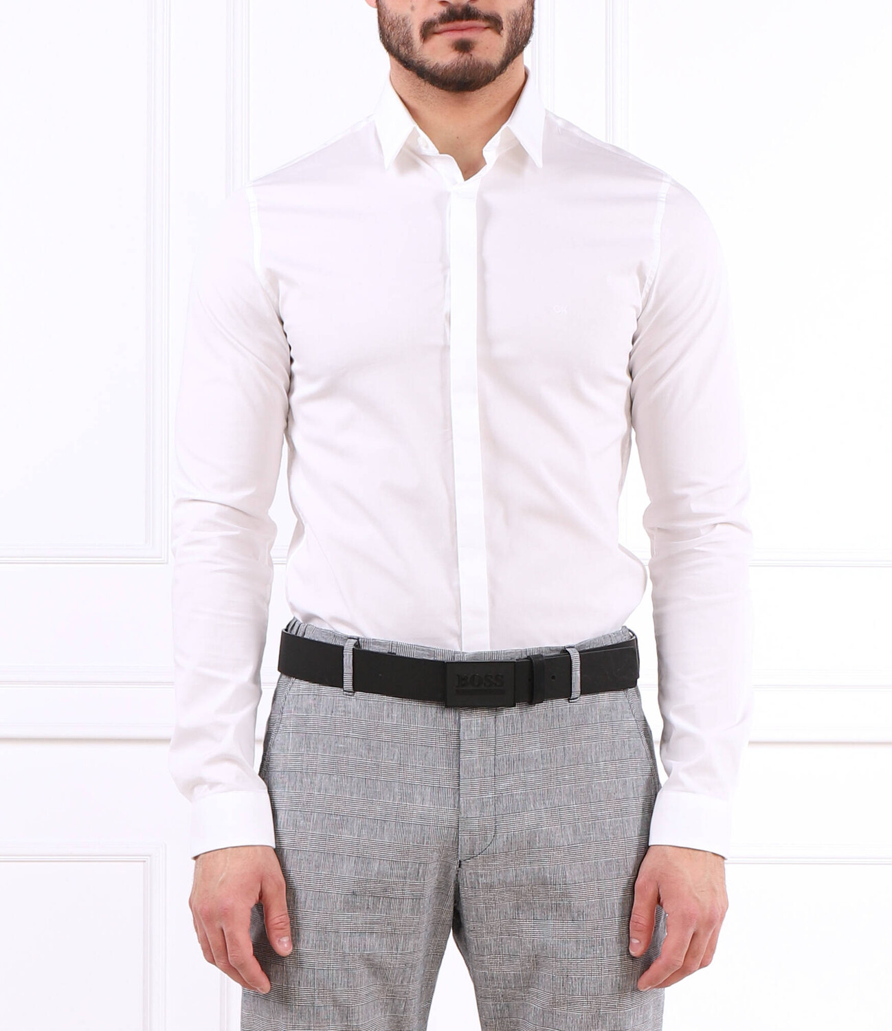 

Рубашка Calvin Klein POPLIN Extra slim fit, белый