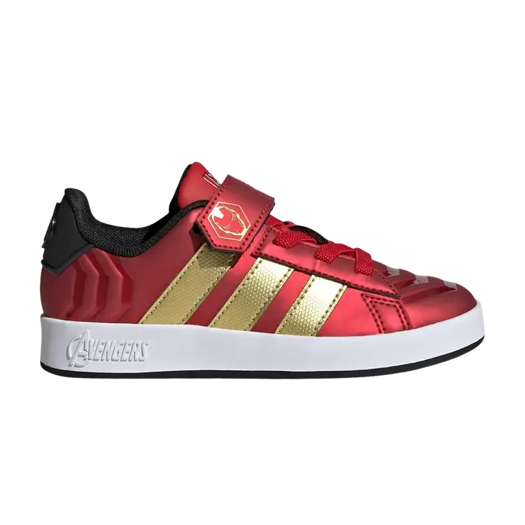 Кроссовки Marvel x Adidas Grand Court PS 'Avengers', красный