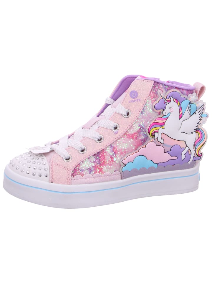 

Высокие кроссовки Skechers, розовый