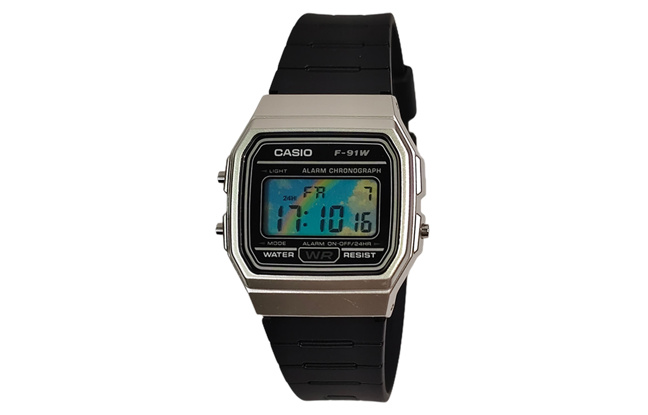 

CASIO Часы Retrofit Series Quartz Movement Resin Strap Watch Unisex Black Dial
