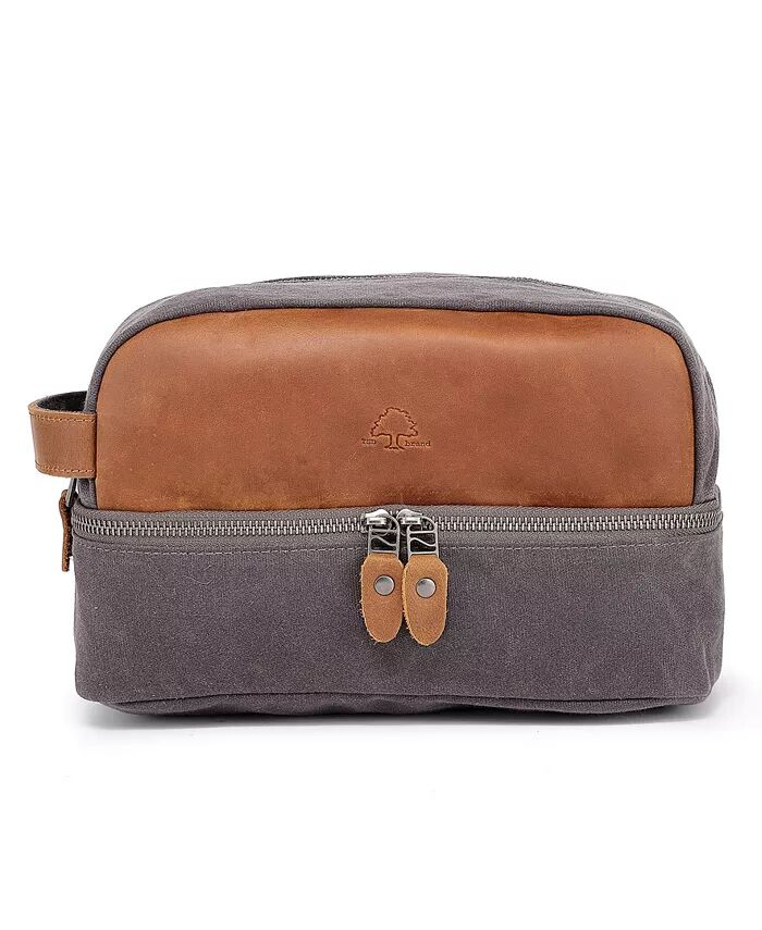 

Косметичка из вощеного холста Stone Creek TSD BRAND, серый