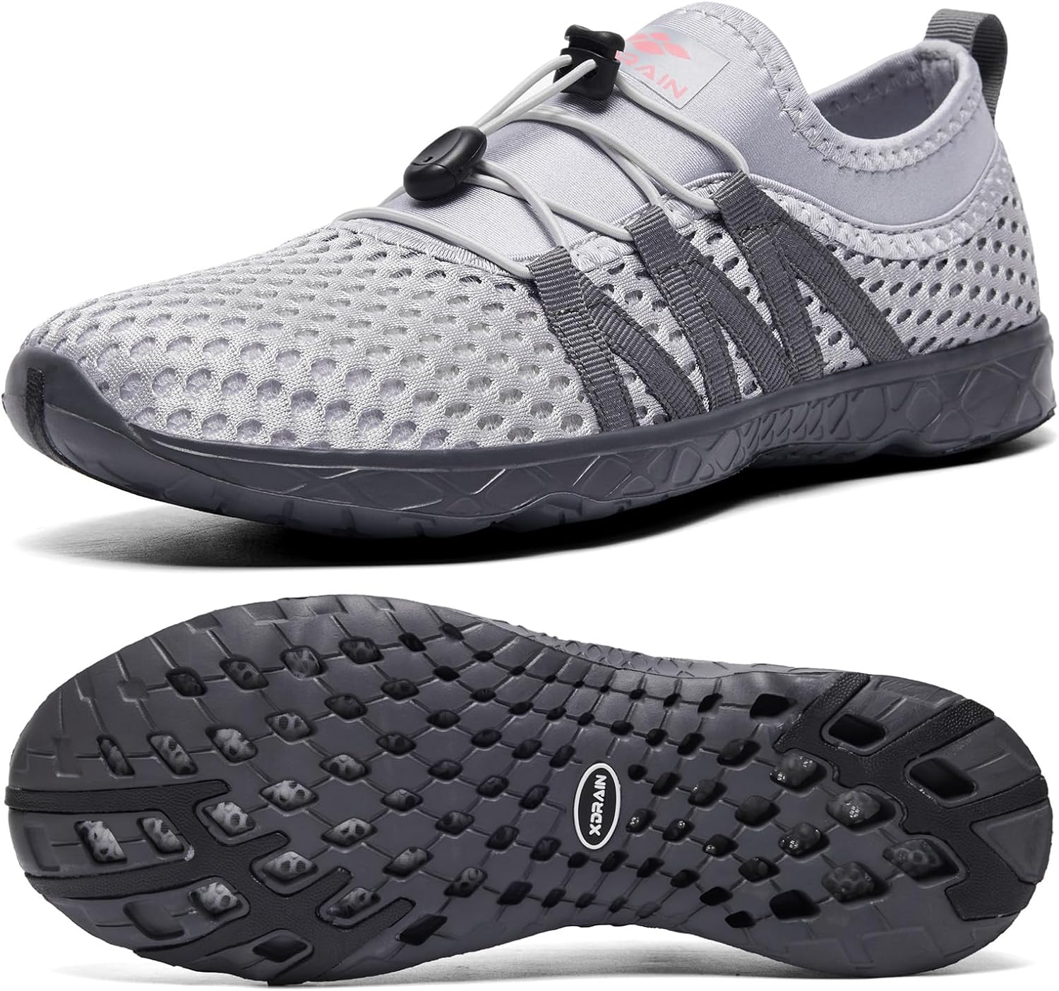 

Мужские водные слипоны ALEADER с сетчатой верхней частью, светло-серый