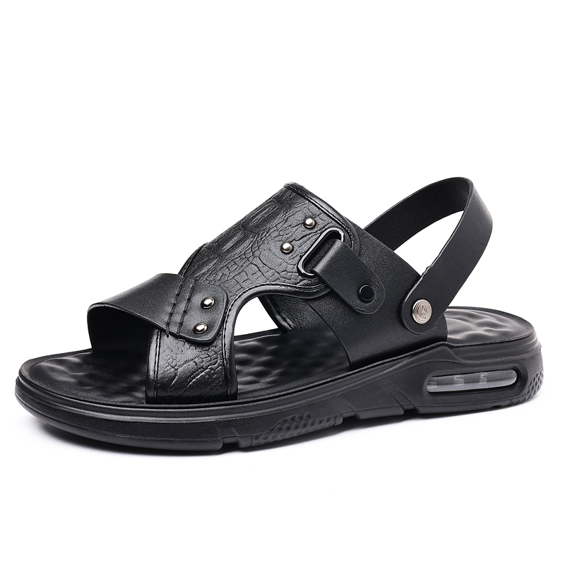 

Jinho Пляжные сандалии мужские черные/коричневые, цвет Black