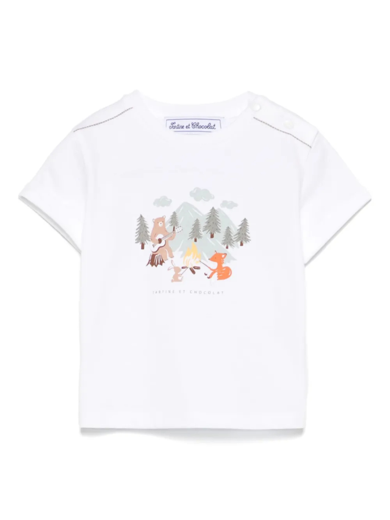 

Футболка Illustration Forest Tartine Et Chocolat, белый