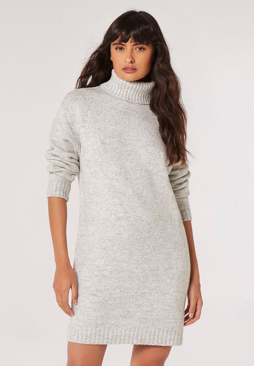 

Трикотажное платье CHUNKY MARL Apricot, цвет grey