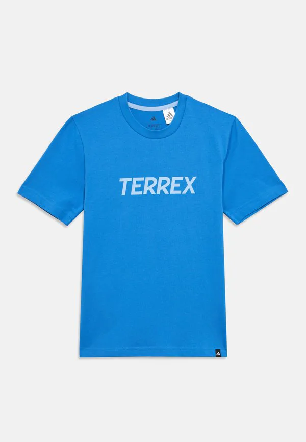 Футболка с логотипом, спортивная футболка унисекс Adidas Terrex, Ray Blue