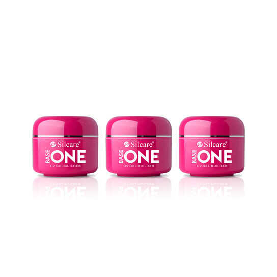 

Набор УФ-гелей Base One Baby Boomer, 3x15 г Silcare