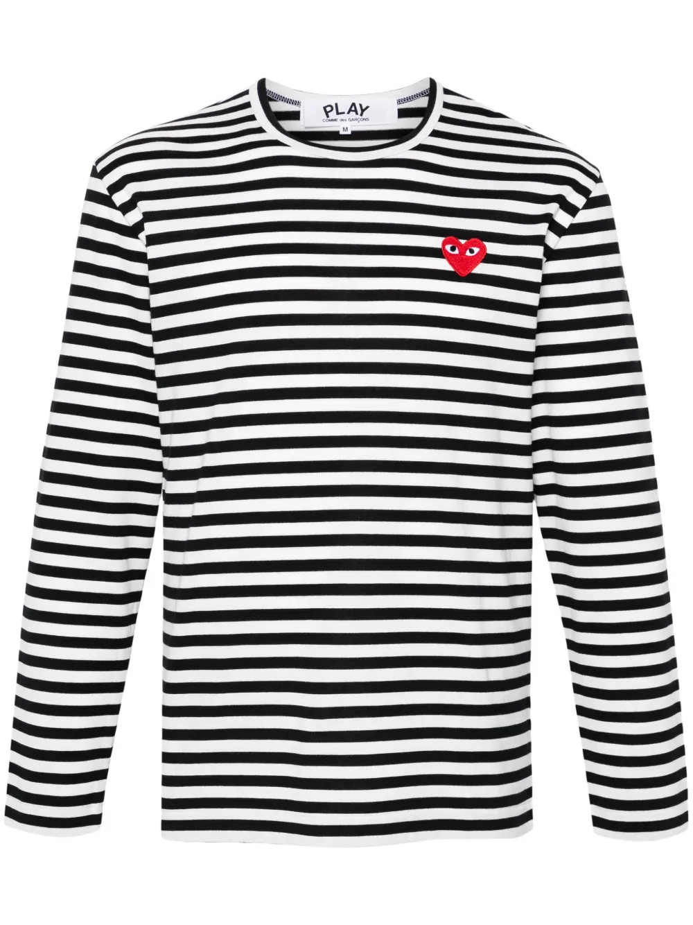 

Футболка в полоску Comme Des Garçons Play, черный