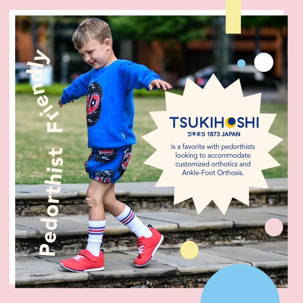 Кроссовки TSUKIHOSHI Boys Racer (Toddler/Little Kid), красный/синий/темно-синий — фото 4