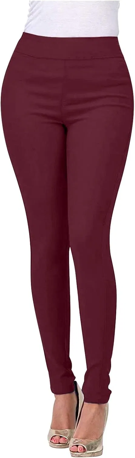 Джинсы джеггинсы подъем ягодиц Red