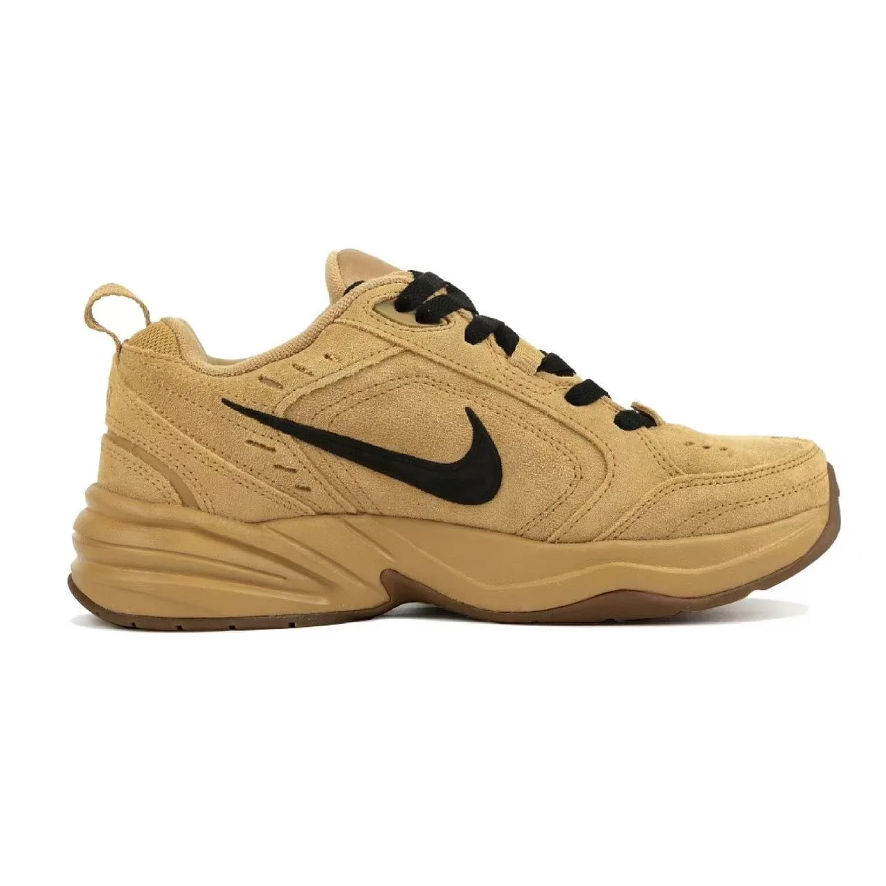 Nike Кроссовки Air Monarch 4 Wheat Seal с амортизацией Maillard Style, износостойкие, мужские, коричневые — фото 4