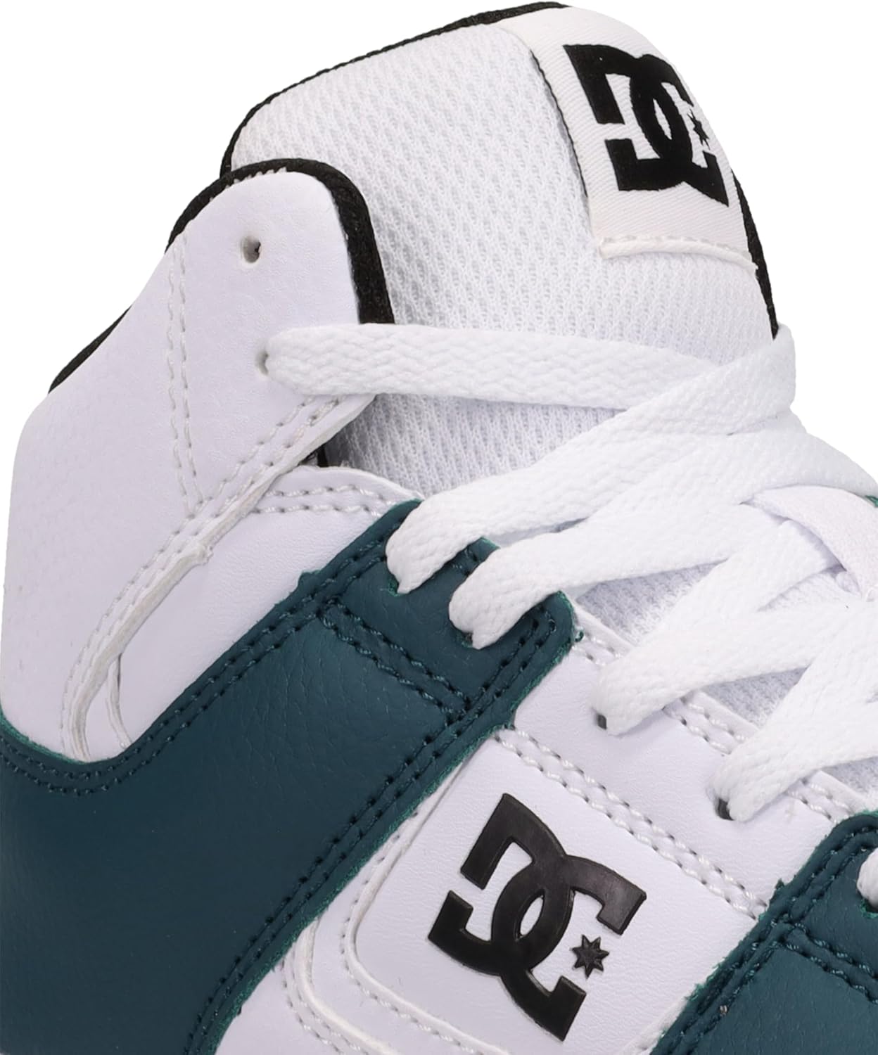 Детские кроссовки DC Shoes Cure Hi Top, белый/бирюзовый — фото 2