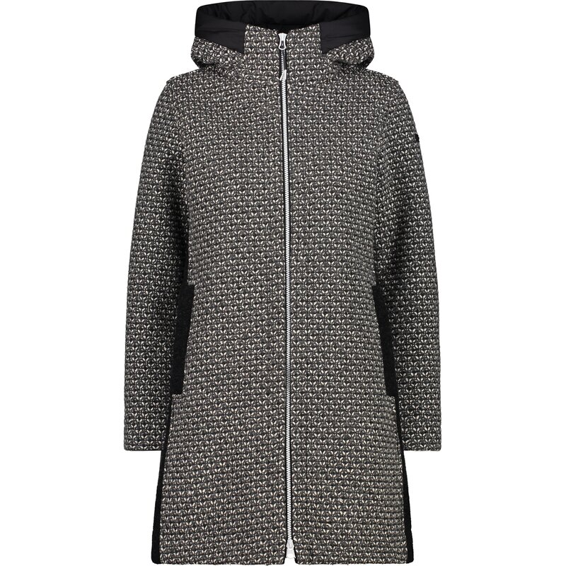 

Толстовка с капюшоном, женская, с фиксированным капюшоном Cmp, цвет carbone m.