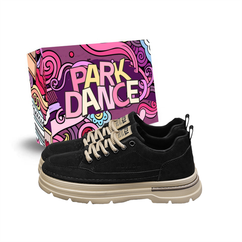 

PARK DANCE Низкие повседневные мужские туфли Black Box, цвет Black (Box)