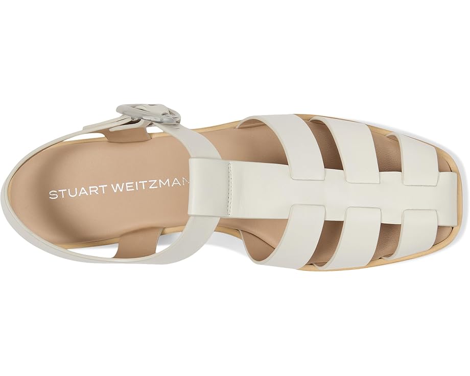 Сандалии Stuart Weitzman Villa Fshrmn Sandals, кремовый — фото 2