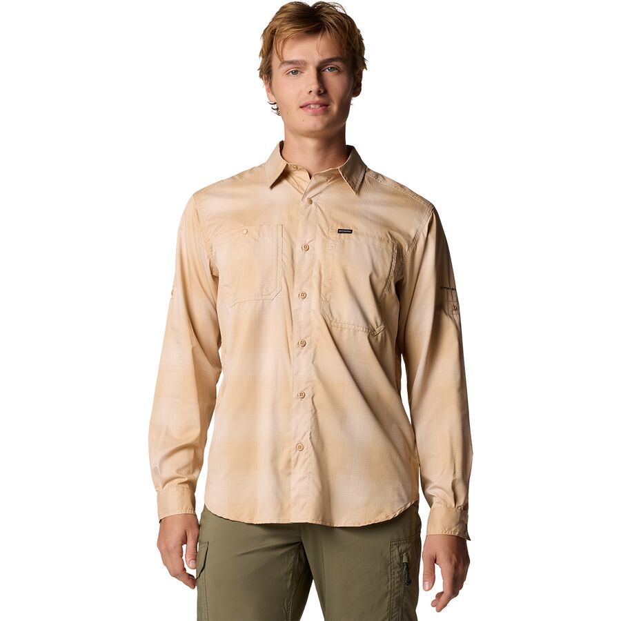 

Рубашка с длинными рукавами в клетку Silver Ridge Utility Lite - мужская Columbia Columbia, Canoe Large Blur Check