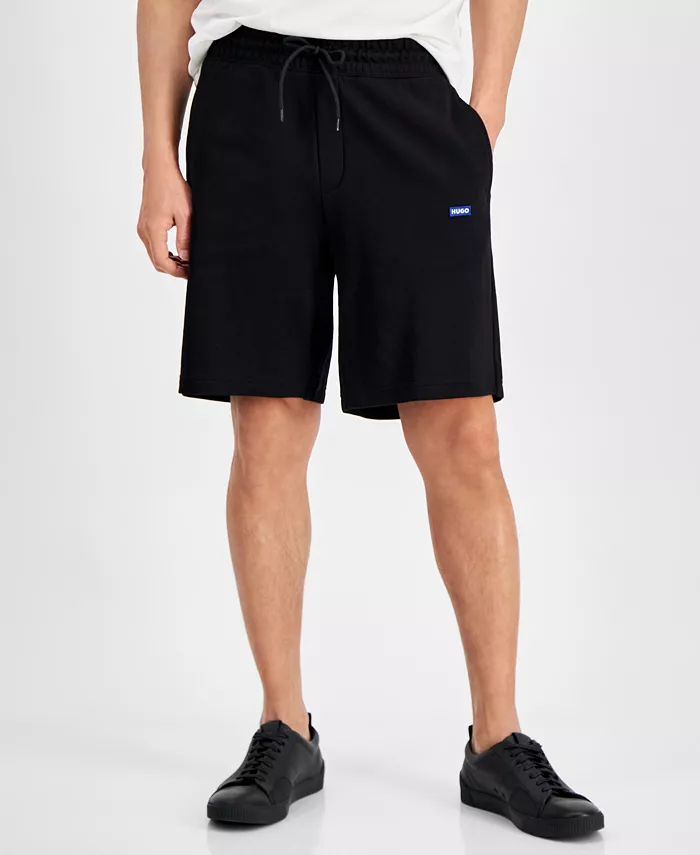 

Мужские шорты с логотипом, длина 9" Hugo Boss, черный