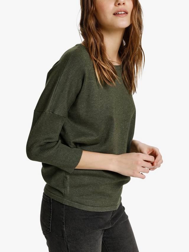 

Джемпер с рукавом mila 3/4 Saint Tropez, цвет Army Green Melange