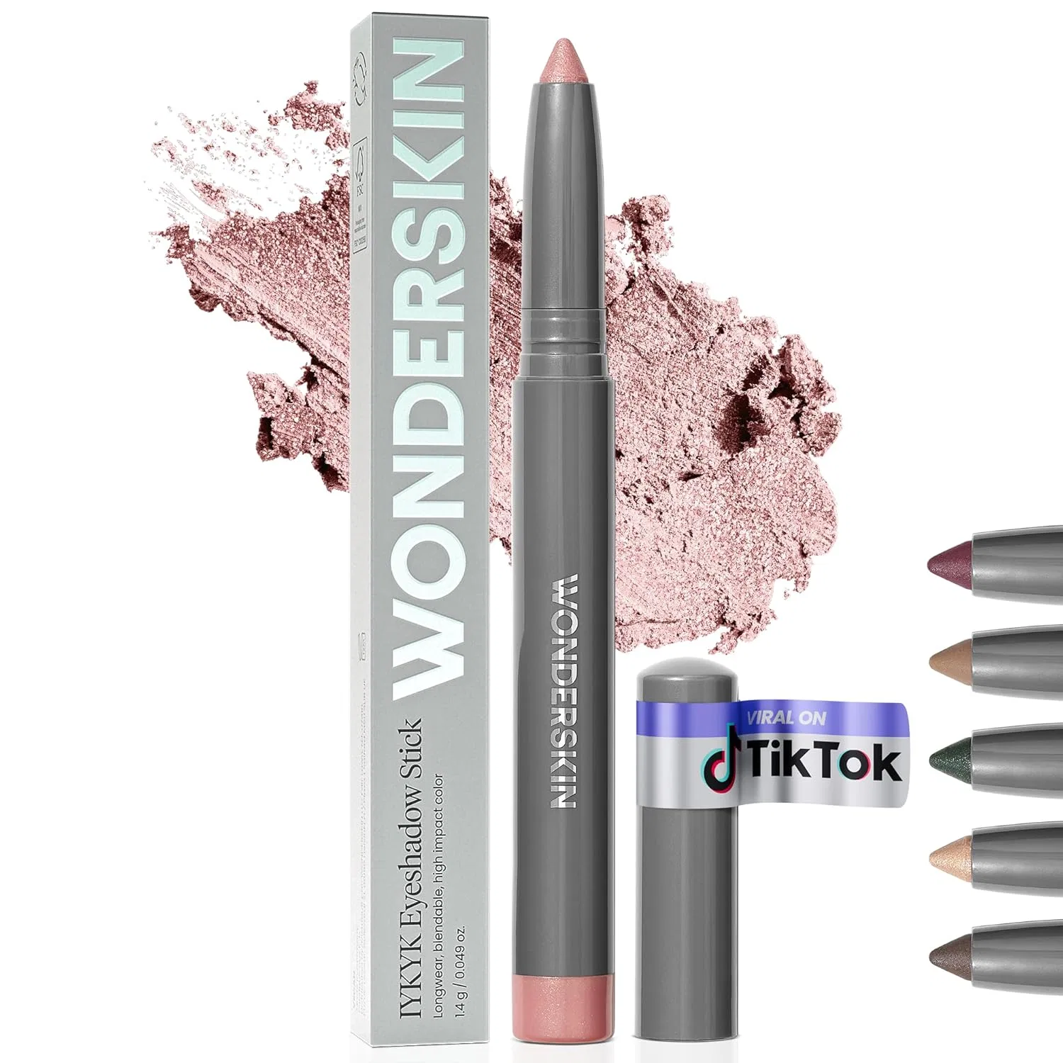 Водостойкий карандаш для теней Wonderskin IYKYK Eyeshadow Pencil Wonderskin, Pink Quartz