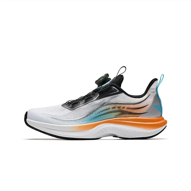 Детские кроссовки для бега Hydrogen Run 2.0 дышащие легкие с амортизацией Antakids, Black/Medium Blue/Light Blue — фото 3