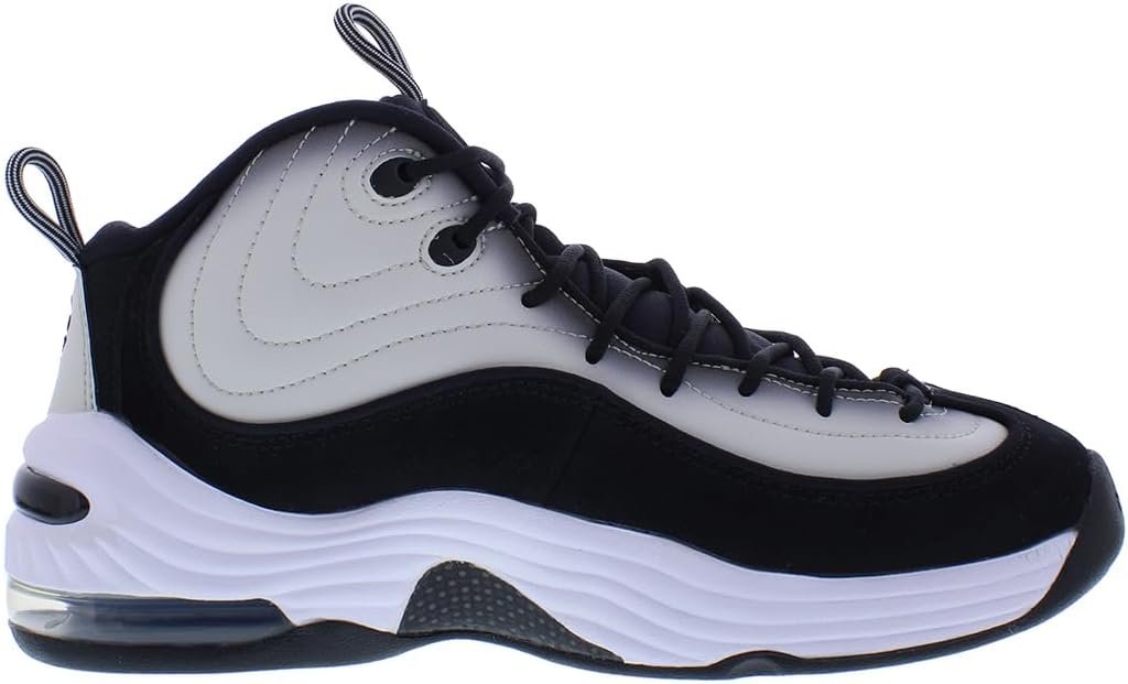 Кроссовки Nike Air Penny 2 - Black / Multi Color / White / Football Grey, белый/черный — фото 3