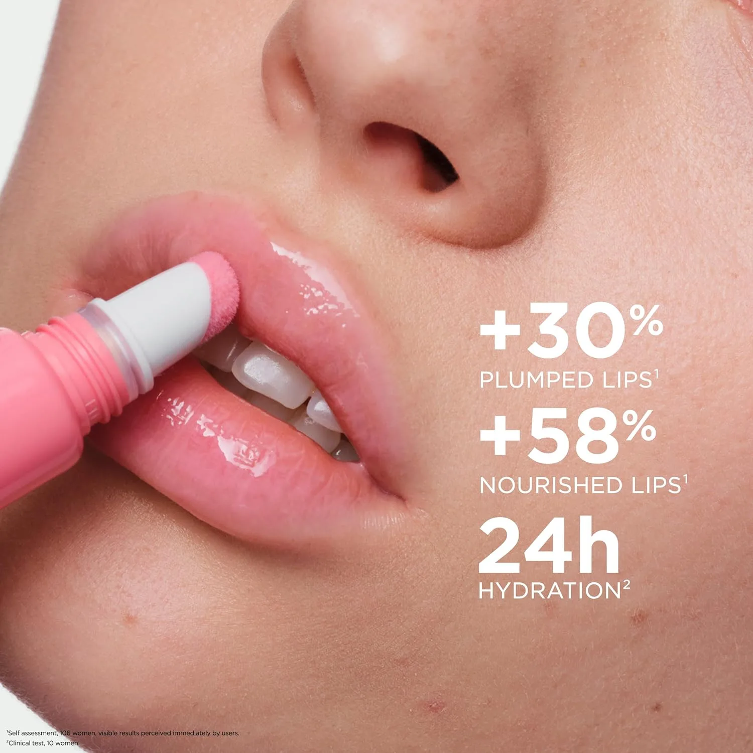 Блеск для губ Clarins Lip Perfector | Увлажняющий и придающий объем губам пептидный блеск | Мгновенный блеск с полупрозрачным мерцающим финишем | Нелипкая текстура с ароматом ванили | 0,35 унции, 01 Rose Shimmer - Soft Cool Pink — фото 3