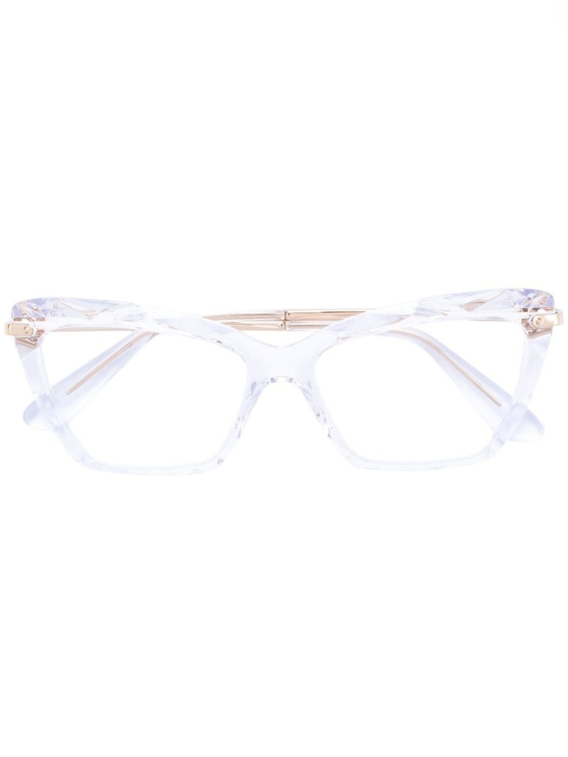 

Dolce & Gabbana Eyewear очки в оправе формы 'кошачий глаз', нейтральный цвет