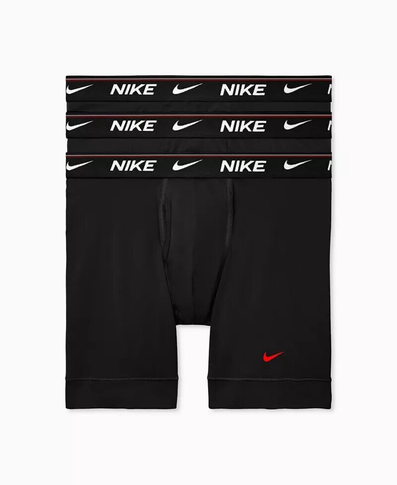 Мужские длинные боксеры Nike Dri-FIT Ultra Comfort — набор из 3 штук, черный — фото 2