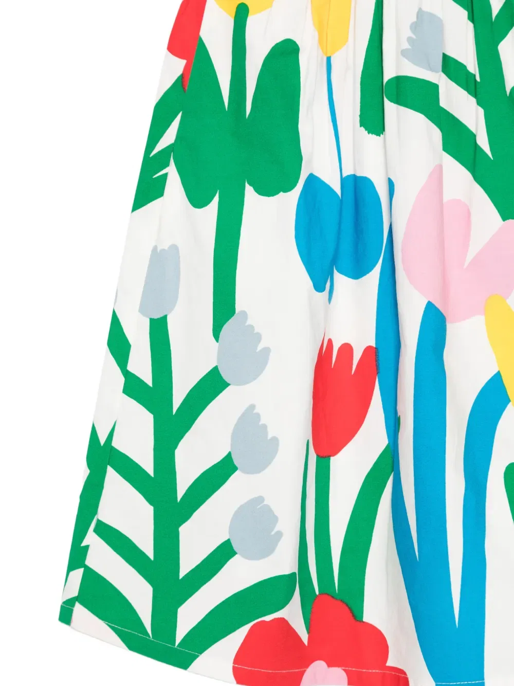 Юбка с цветочным принтом Stella Mccartney Kids, белый — фото 3