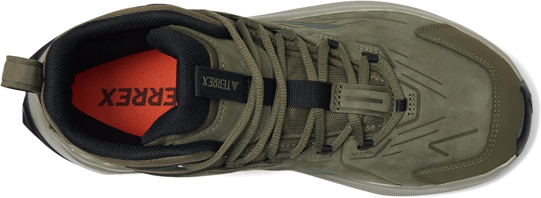 Ботинки adidas Outdoor Terrex Trailmaker 2 Leather Hiking Shoes, цвет Olive Strata/Olive Strata/Silver Pebble — фото 2