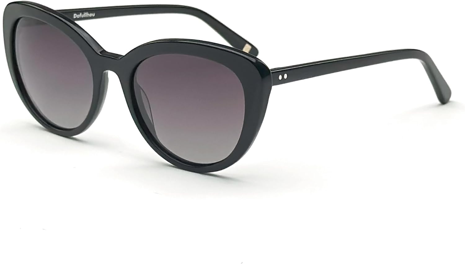 

Солнцезащитные очки «кошачий глаз» для женщин и мужчин, поляризованные, в стиле ретро, ​​винтаж, с градиентным переходом цвета Dafullhou, Black Frame/Gradient Grey Lens
