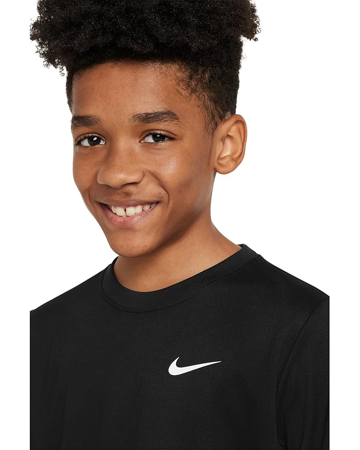 Футболка Nike Kids Dri-FIT Legend Tee Swoosh LBR, черный — фото 3